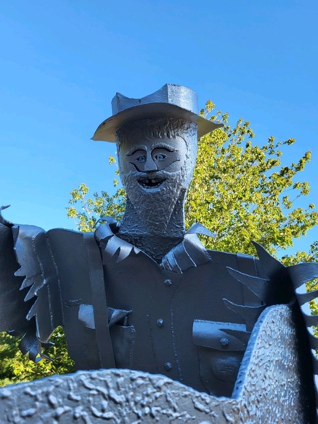 A must see junkyard park containing over 80 creative iron sculptures
