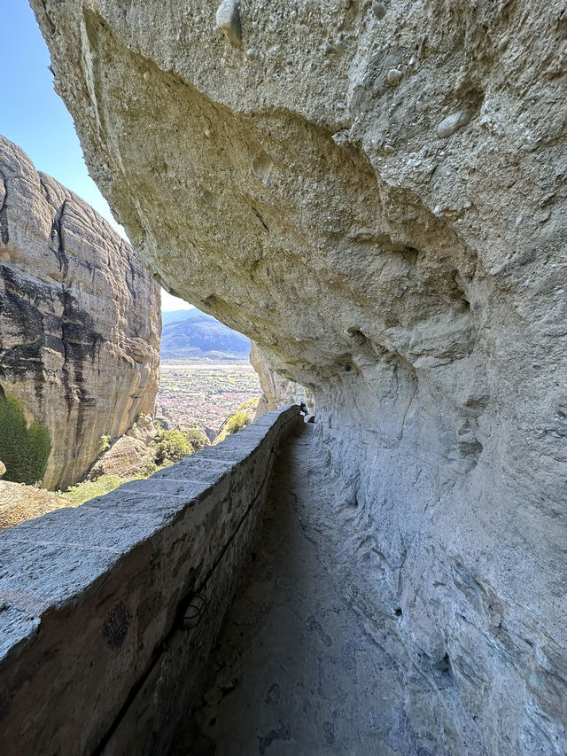 The Meteora Monasteries in Greece are a great place for hiking.