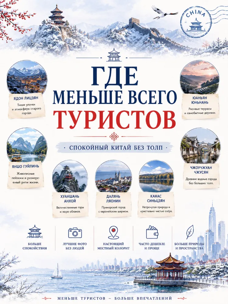 🇨🇳 中國哪些地方遊客最少?