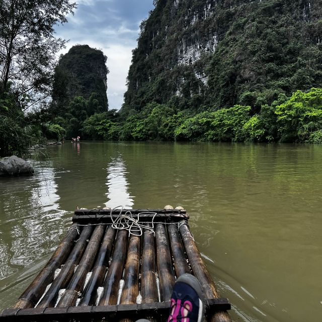 Yulong river Bamboo rafting, Yangshuo 