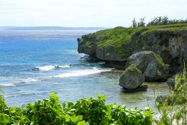 Saipan Island popular check-in spot: Crocodile Head Beach