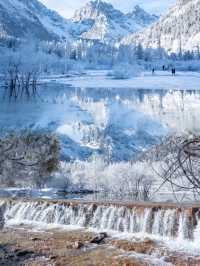 毕棚沟雪景：冬日裡的童話世界