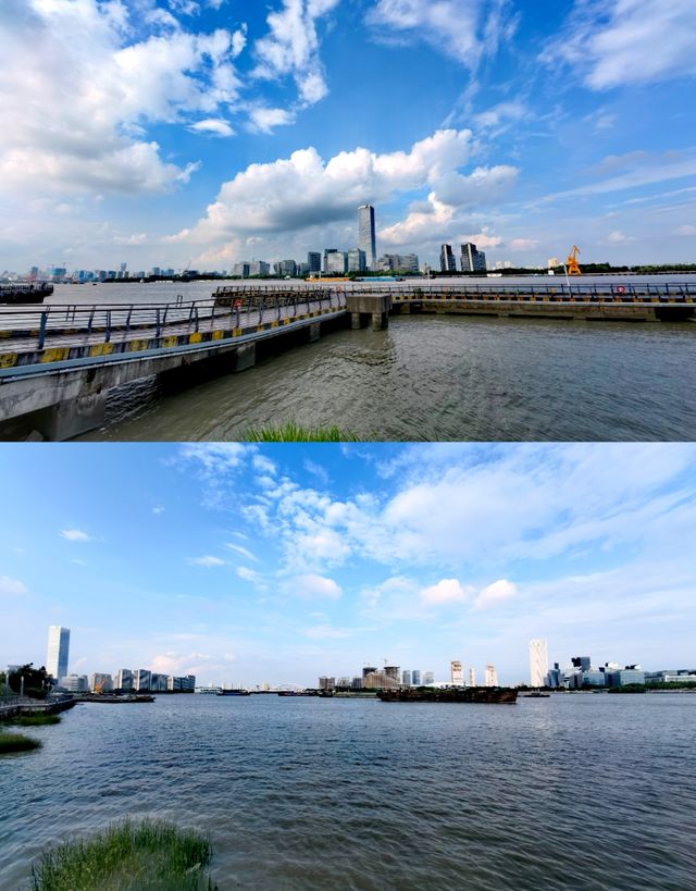 在西岸，看黃浦江兩岸現代新貌
