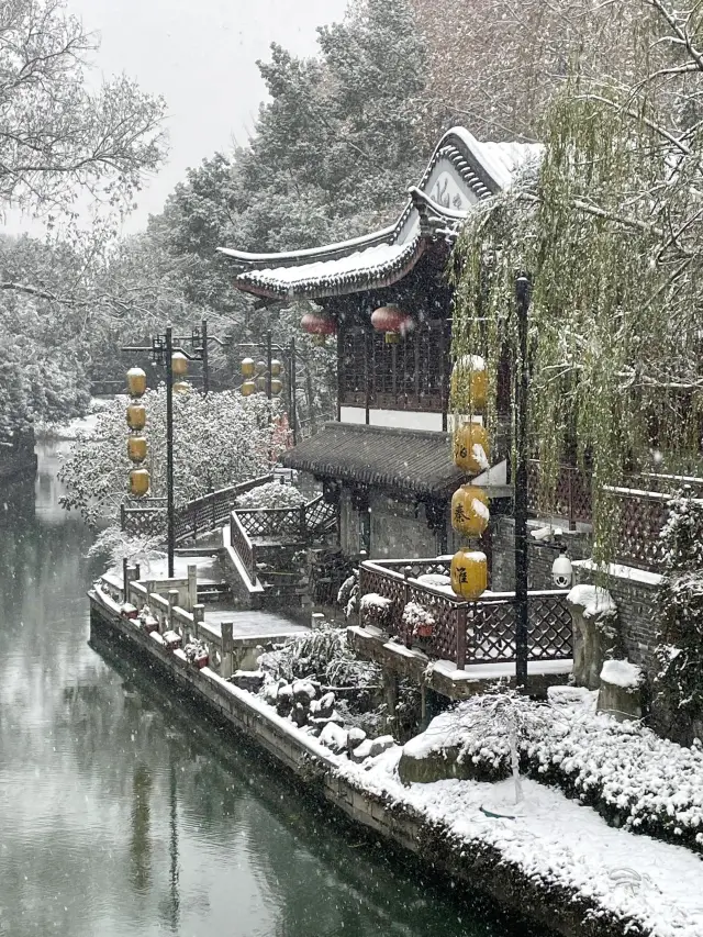 The snow scene in Nanjing is really out of the circle, it's simply too beautiful
