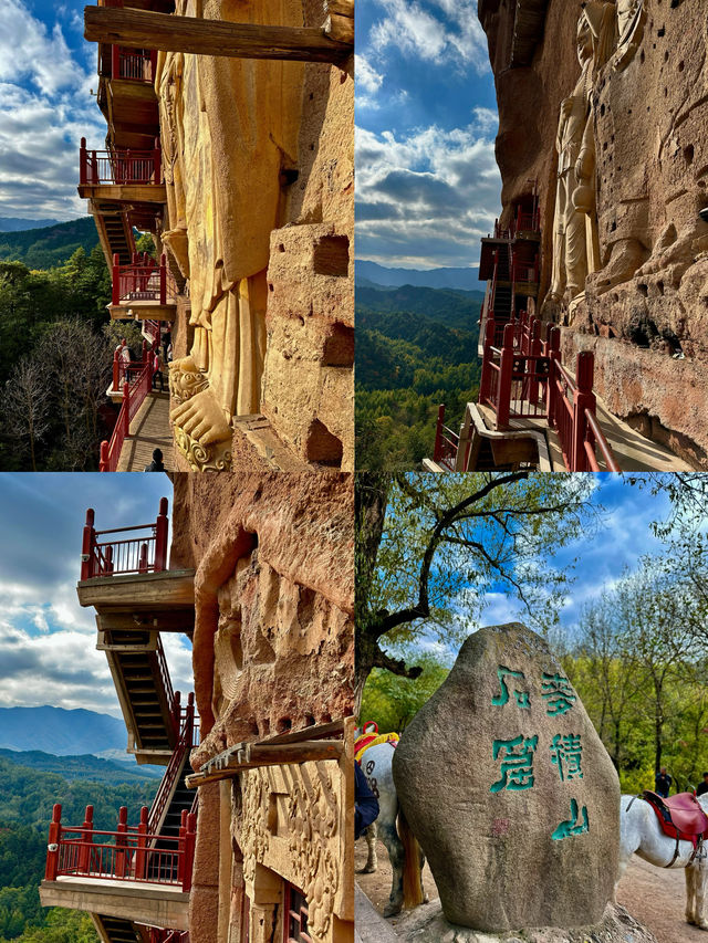 一眼千年麥積山石窟