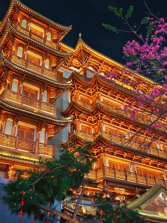 廣州拍照！拍到繁花盛開的大佛寺啦！