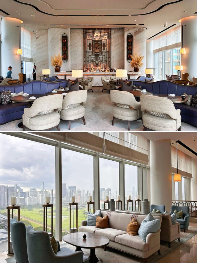 曼谷華爾道夫的餐廳酒吧和下午茶都好讚！尤其56樓酒吧拍照絕了