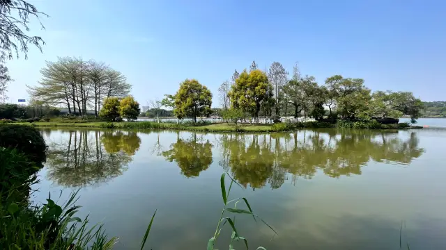 觀看白雲，欣賞「島鏈」——來白雲湖吧！