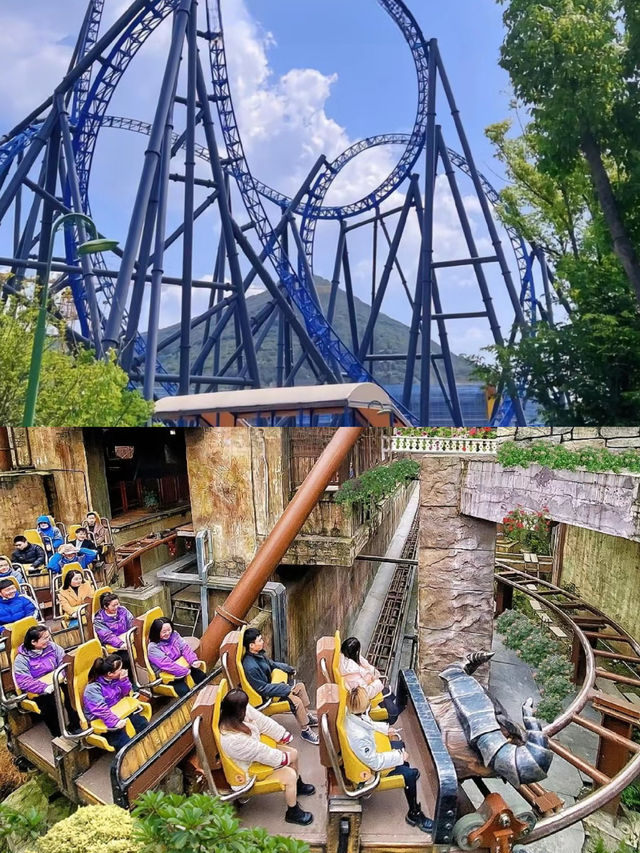 夏日玩水，苏州樂園森林水世界。