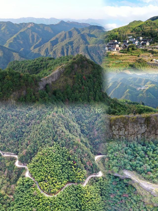 天空之城，懸崖上的古村落。