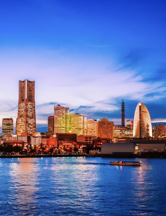橫濱未來港真的美到極致。