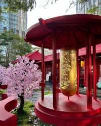 深圳灣萬象城春日櫻花樂園，浪漫到犯規
