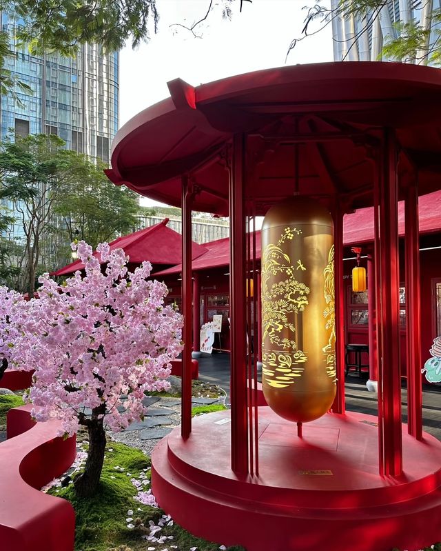 深圳灣萬象城春日櫻花樂園，浪漫到犯規