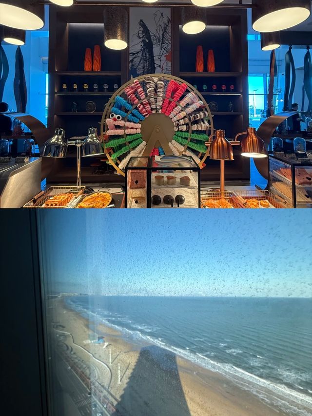 躺在床上看大海不要太舒服了｜煙台英迪格酒店