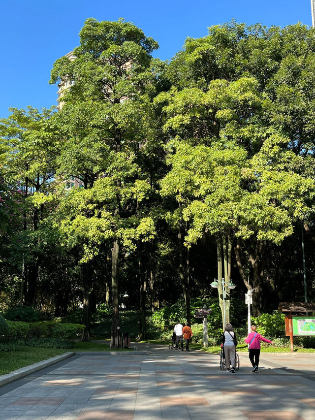 珠江公園：鬧市中的綠色明珠