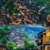 五一假期苗疆少女拍照旅遊景點