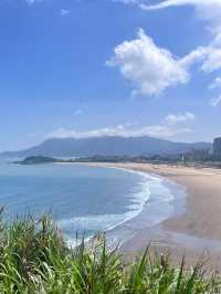 海浪大山、沙灘趕海、日出日落、草坪花海