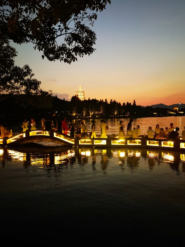 杭州西湖必看絕美夕陽
