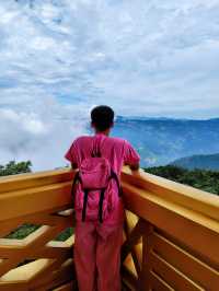 濟源王屋山完結篇 山巒美景與捨身崖 登頂總仙宮與財神殿探索