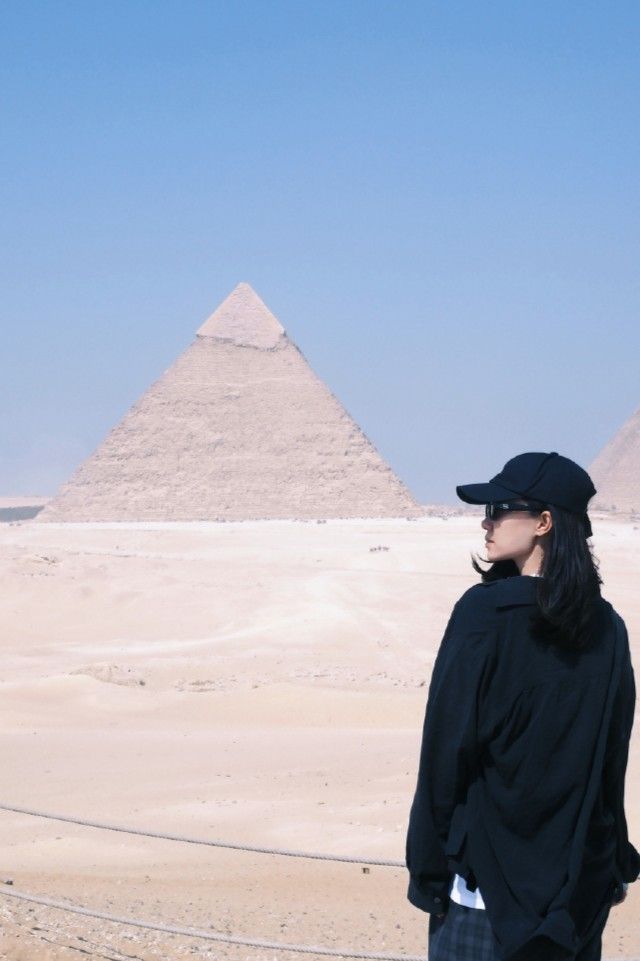 張小斐埃及遊客照