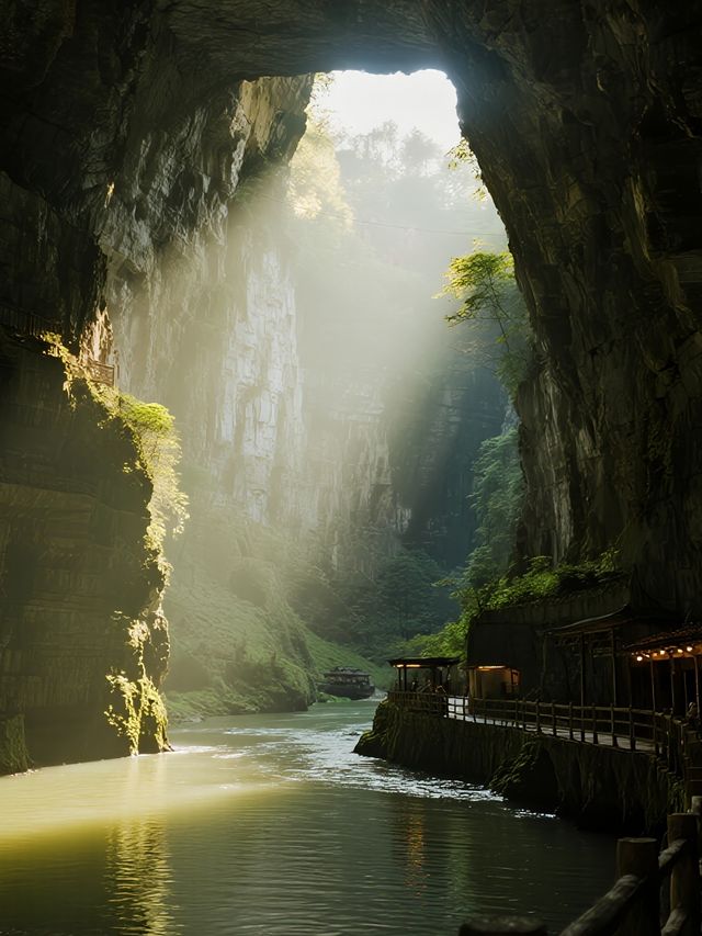 帶娃打卡騰龍洞！恩施巨洞的親子奇幻之旅
