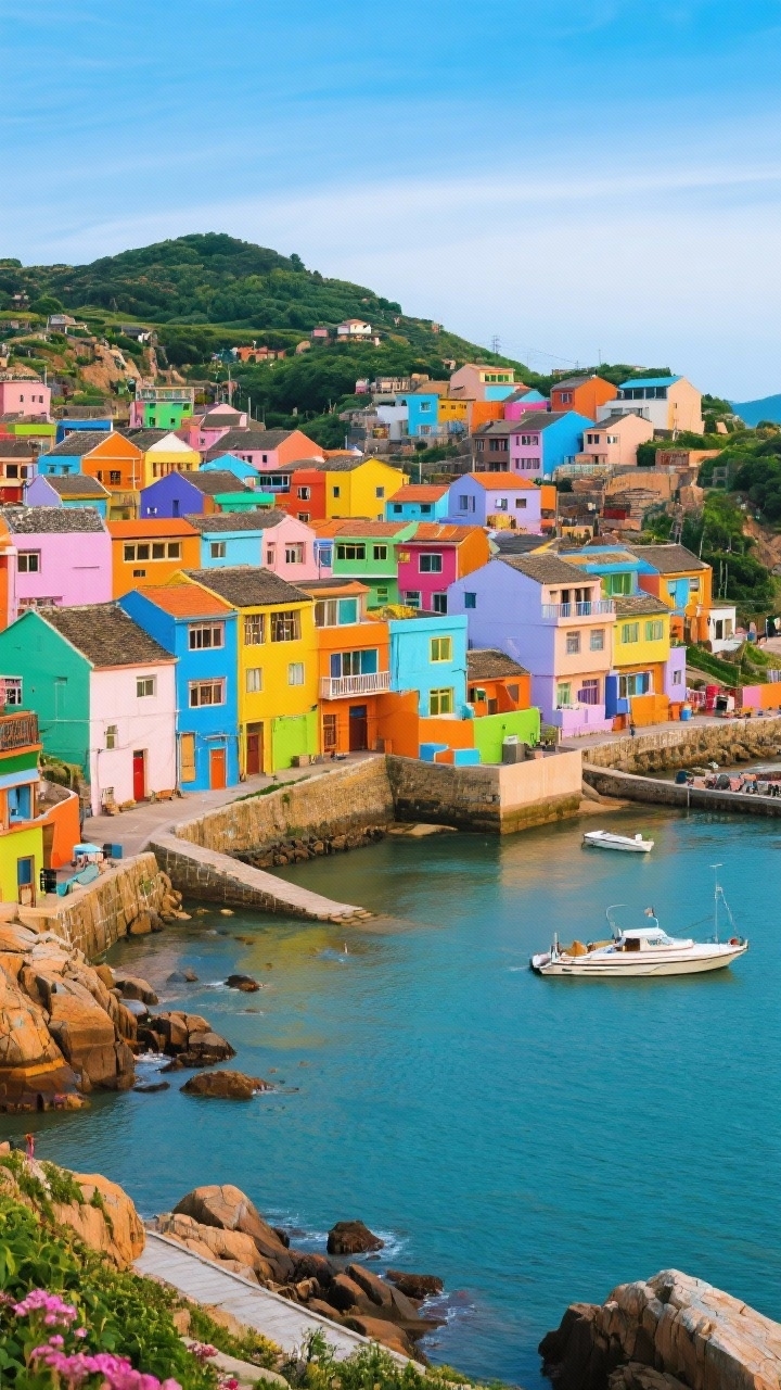 Colorful Fishing Village Fairy Tale World | China’s “Five Fishing Villages,” “Rainbow Village” | “Colorful Kingdom”