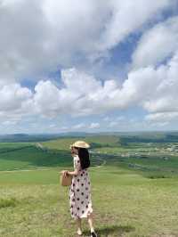 藍天白雲下的童話秘境內蒙古的森林草原童話