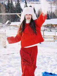 冬日雪地拍照個姿勢讓你美出圈