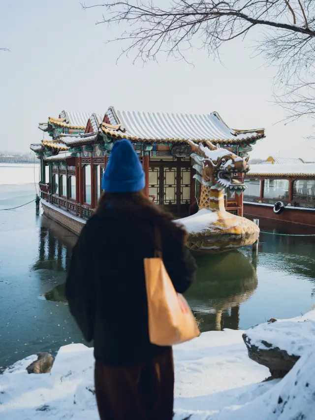 หลังหิมะตกใหม่ๆ ที่อวี้เหอหยวนสวยมากกก~