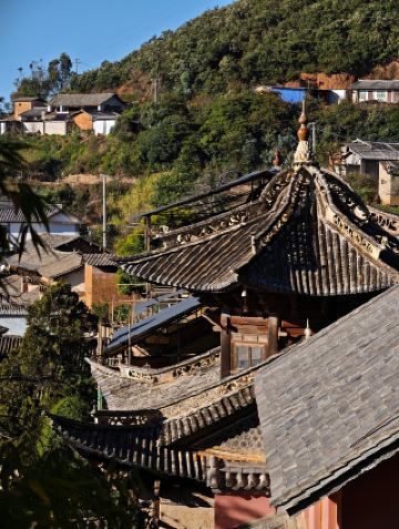 Yunnan. Midu County. Wutai Grand Temple