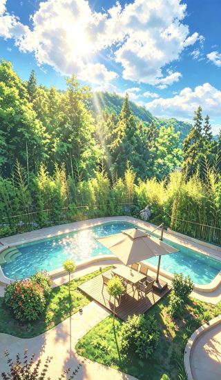 ที่พักสุดหรูบนยอดเขาในเล่อซาน มอบวิวพระอาทิตย์ขึ้นเหนือเทือกเขาเล่อซานอันน่าทึ่งจากห้องพักของคุณ (แบบอนิเมะ)