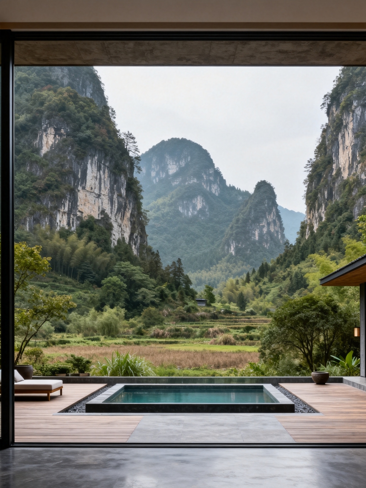 Tôi đã ở một khu nghỉ dưỡng mùa hè ở Wuyuan, và nhiệt độ 25°C thật dễ chịu!