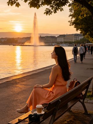 Swiss dual-city tour | Lausanne Olympic Museum + Geneva Jet d'Eau, check in at the Palace of Nations