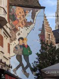 Comic Wall in Brussels 