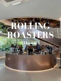 คาเฟ่เปิดใหม่เอกมัย Rolling Roasters Coffee