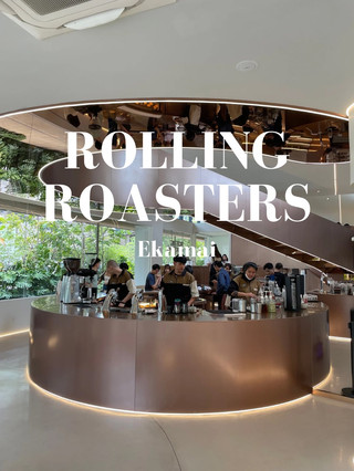 คาเฟ่เปิดใหม่เอกมัย Rolling Roasters Coffee