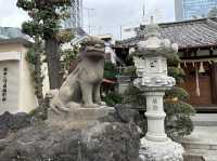 東京・押上。スカイツリーが写り込む景色『押上天祖神社』