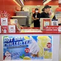 One of the most famous waffle ice cream