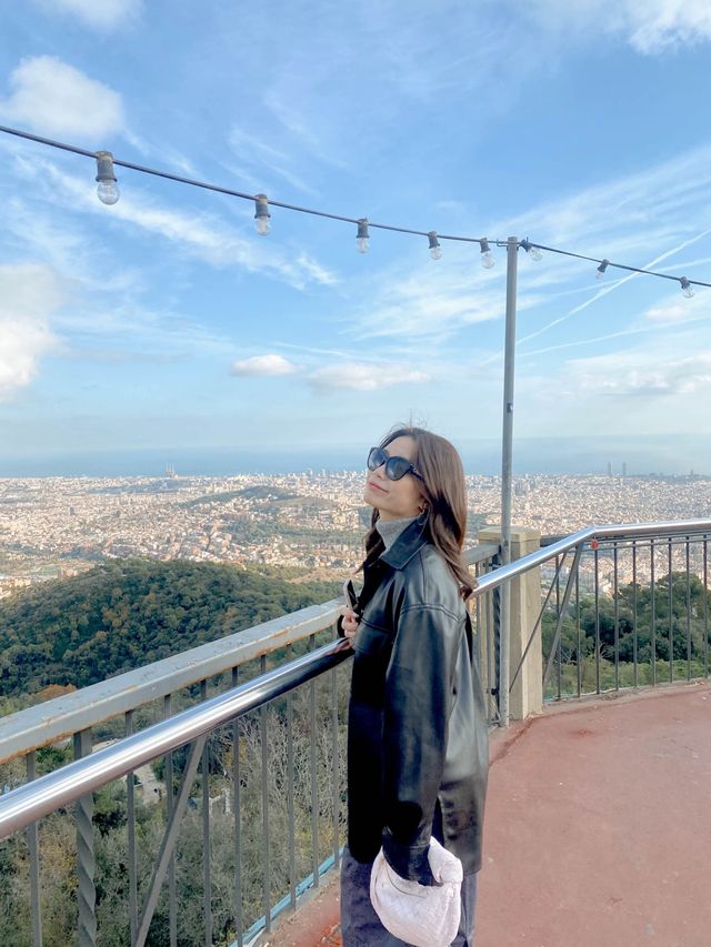 巴塞隆拿🇪🇸 俯覽城市風光”蒂比達博山Tibidabo”