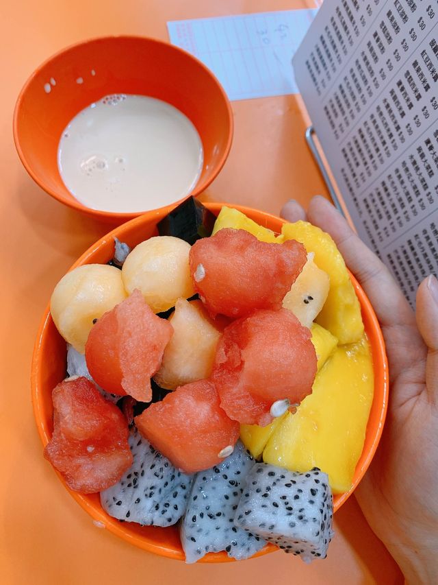 元朗人氣甜品小食店🍧🍢｜佳記甜品B仔涼粉