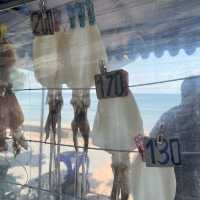 กินหมึกแดดเดียว นั่งชิวๆริมทะเล ที่หาดคุ้งวิมาน