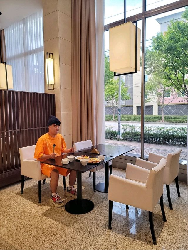 조식까지 든든한 익산 탑클라우드호텔🍽