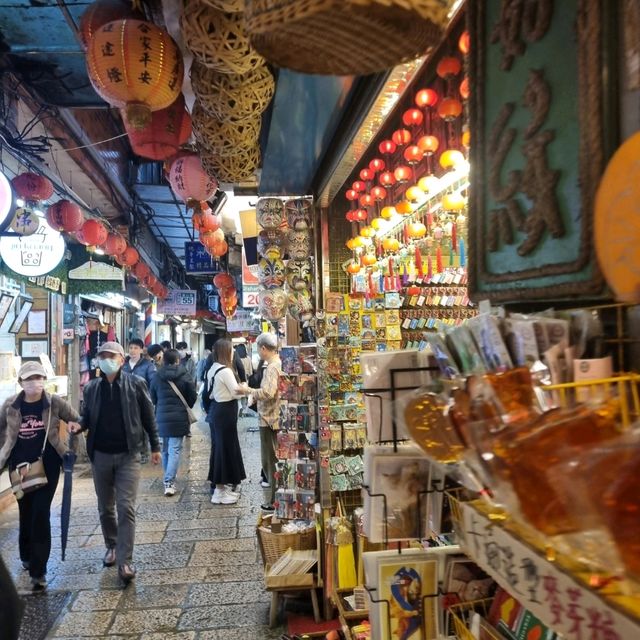 The Streets And Food In Jiufen Old Street