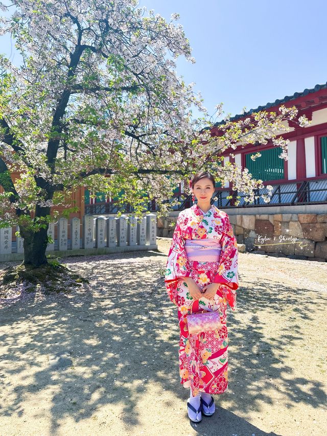 親子和服體驗 @ 大阪四天王寺