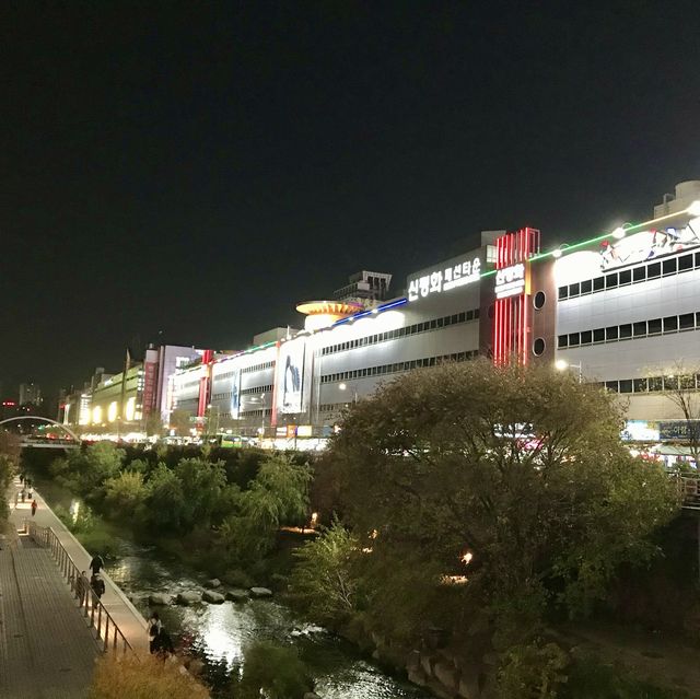 Exploring downtown Seoul