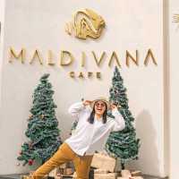 คาเฟ่น่ารักจันทบุรี Maldivana Cafe 🍰 ตรีมคริสมาส