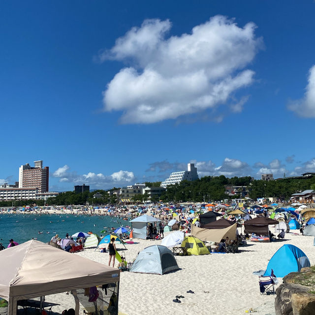 白い砂浜と温泉が有名な街、南紀白浜