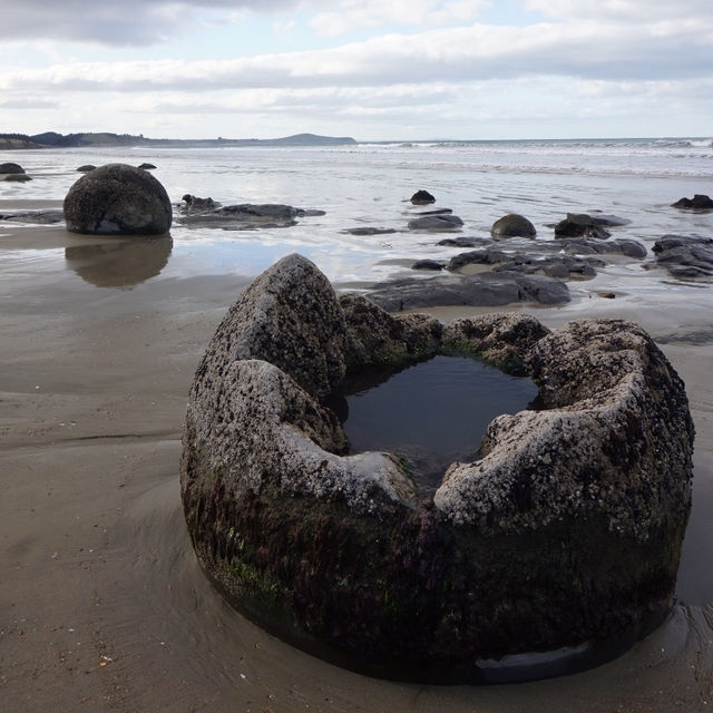 Spherical rocks landmark