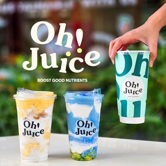 ได้มาชิมสักที #OhJuice สมูทตี้สีรูปโลก 
