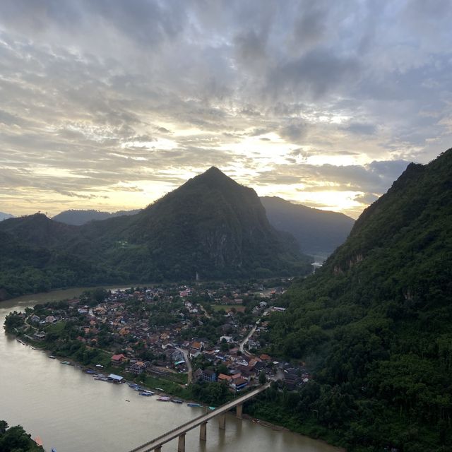 Special Sunset Above Nong Khiaw 🌅🇱🇦